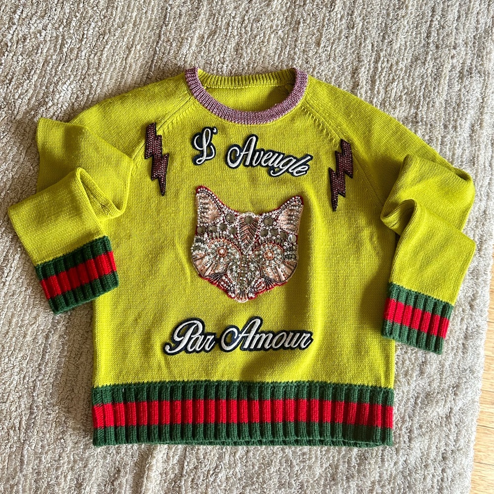 Gucci Embellished Sweater